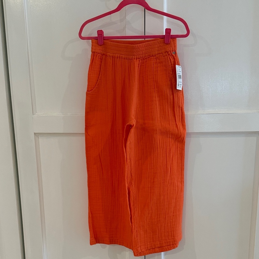 Bright Orange Rip Curl Premium Surf Beach Pants medium